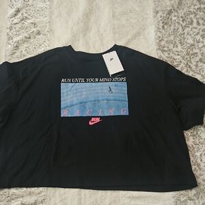 Nike XXL  Black Racing Graphic Tee